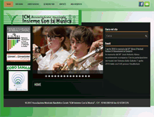 Tablet Screenshot of insiemeconlamusica.com